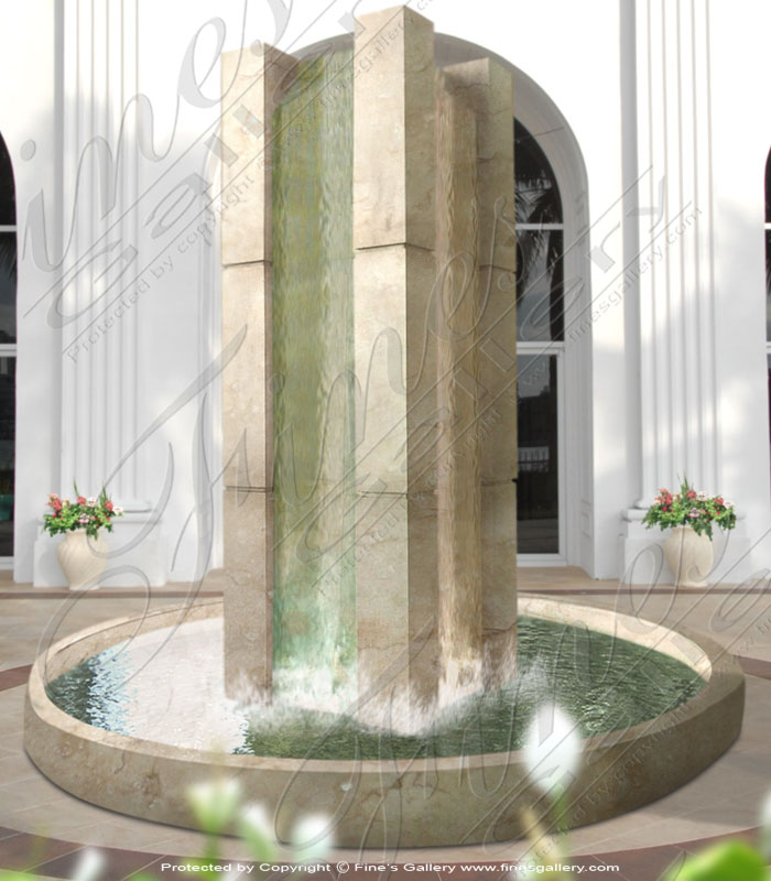 Commercial style Marble and Bronze Fountains