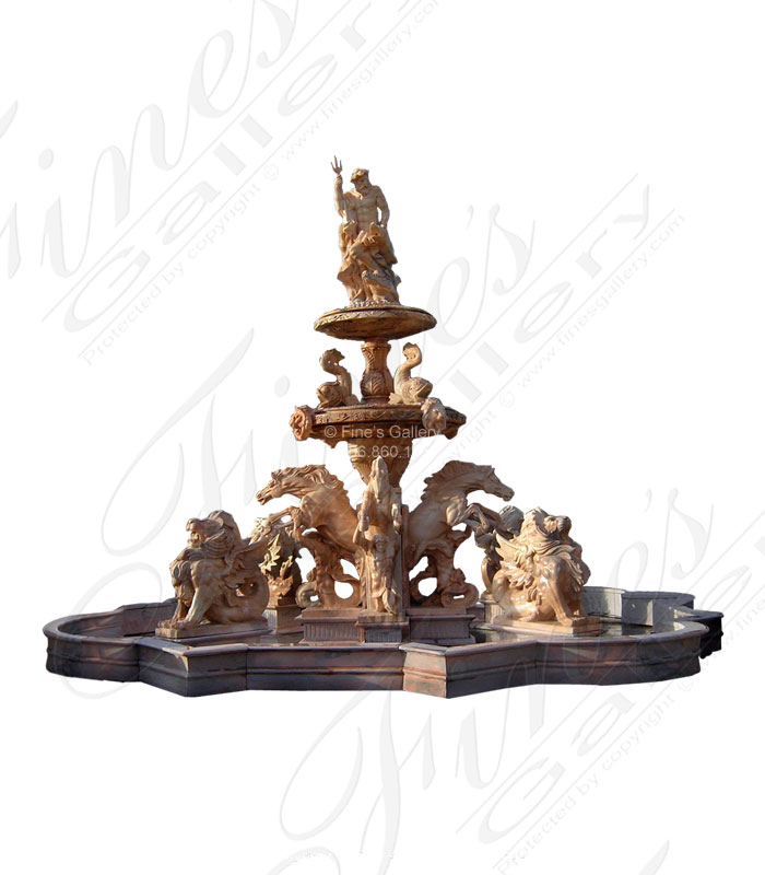 Marble Fountains  - Greek Paradise Fountain - MF-971