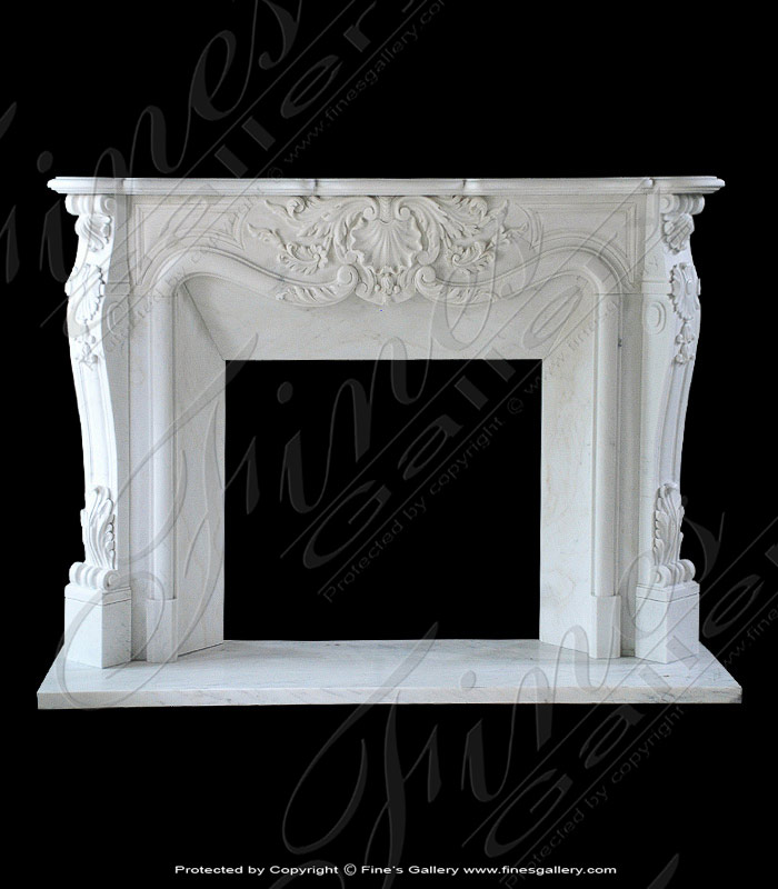 Search Result For Marble Fireplaces  - French Style Marble Fireplace - MFP-1182