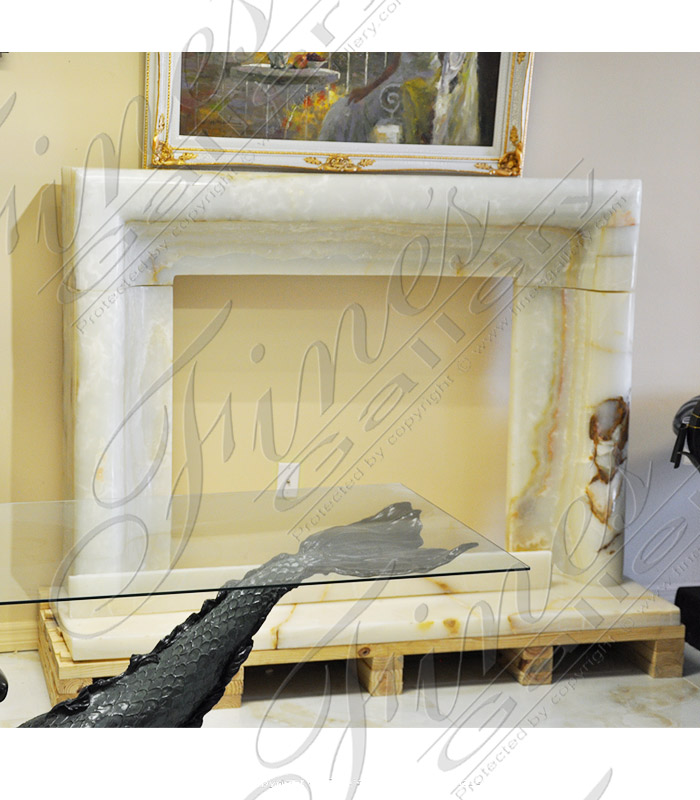 Marble Fireplaces  - Rosso Verona Italian Marble Fireplace - MFP-684