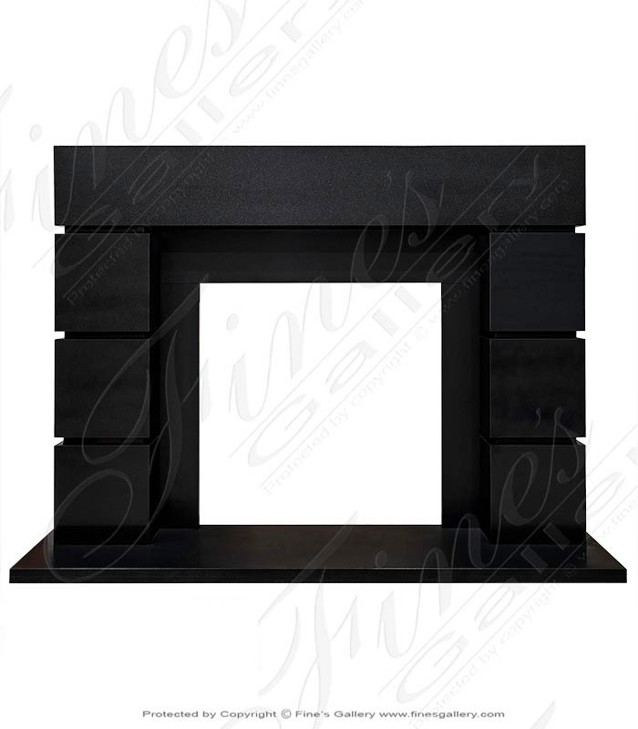 Marble Fireplaces  - Contemporary Granite Mantel - MFP-1571