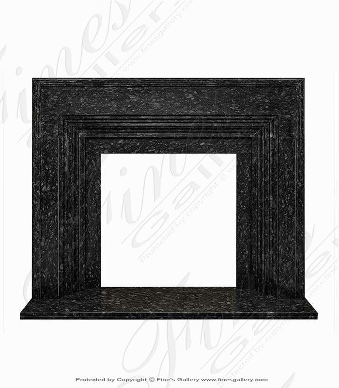 Fireplace Under3000s  - Black Pearl Granite Mantel - MFP-1591