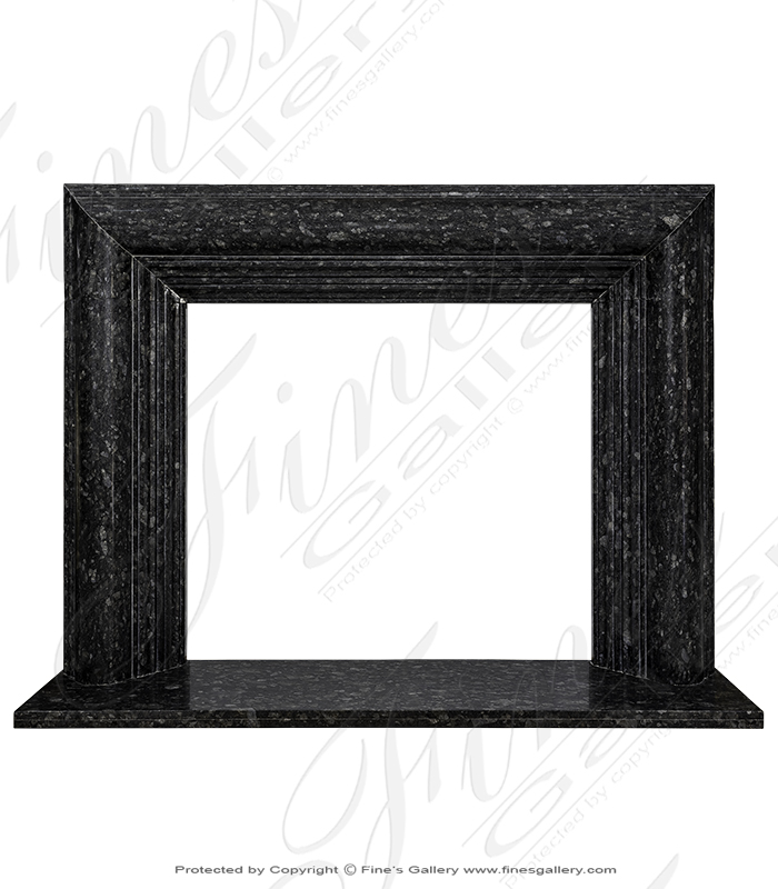 Fireplacew Under3000s  - Black Pearl Granite Mantel - MFP-1592