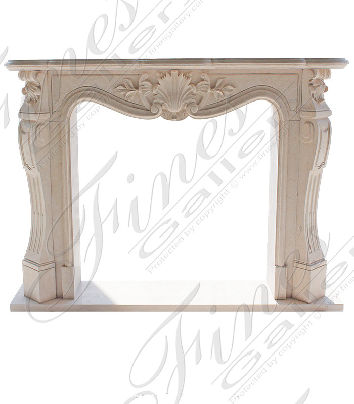 Marble Fireplaces  - Traditional French Fireplace Mantel - MFP-1759