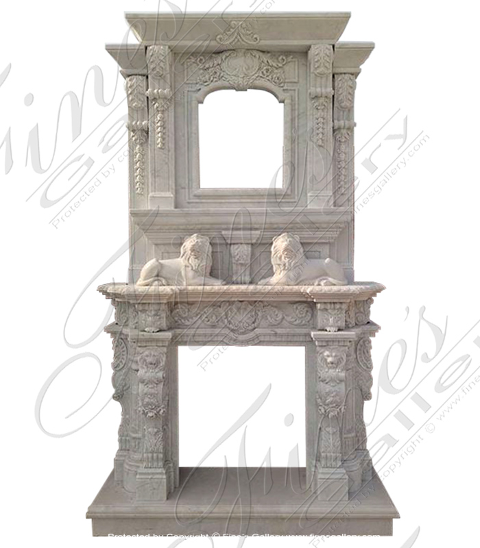 Marble Fireplaces  - Marble Fireplace - MFP-1767