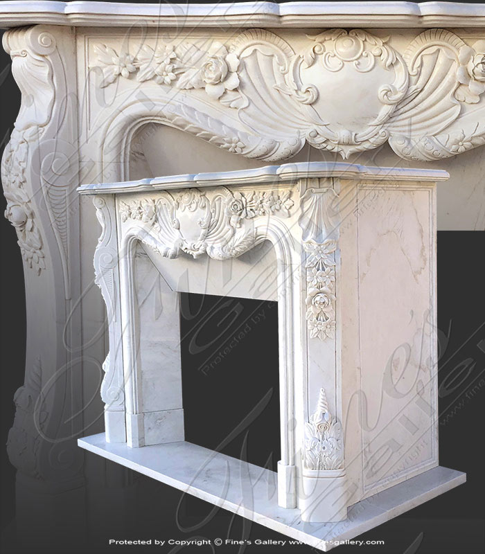 Marble Fireplaces  - Ornate French Surround - MFP-1793