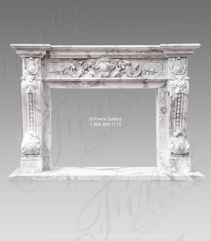 Marble Fireplaces  - Italian Calacatta Marble Surround - MFP-1995