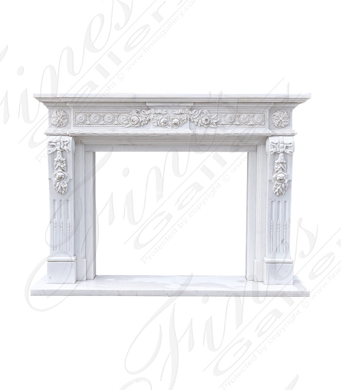 Marble Fireplaces  - Regal Louise XVI Luxury Surround - MFP-2004