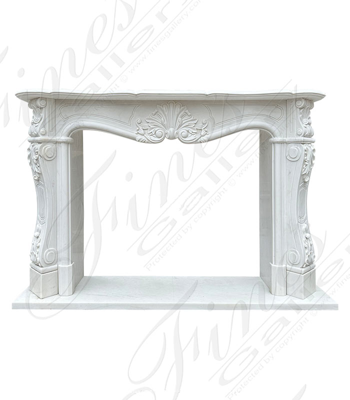Marble Fireplaces  - Elegant French Marble Surround - MFP-2007