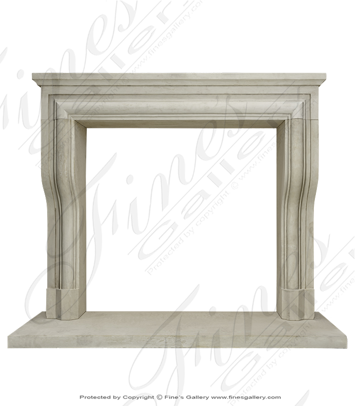 Marble Fireplaces  - Limestone Mantel From - MFP-2085
