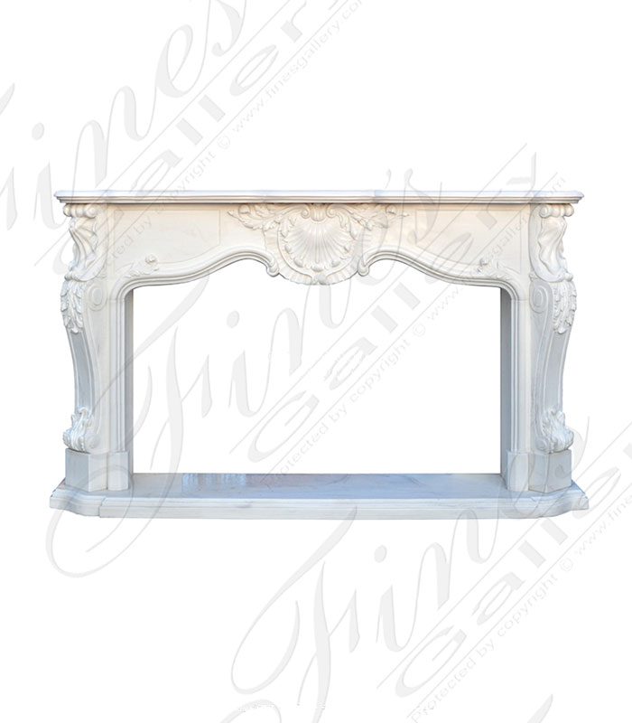 Marble Fireplaces  - Superior French Style Marble Surround - MFP-2126