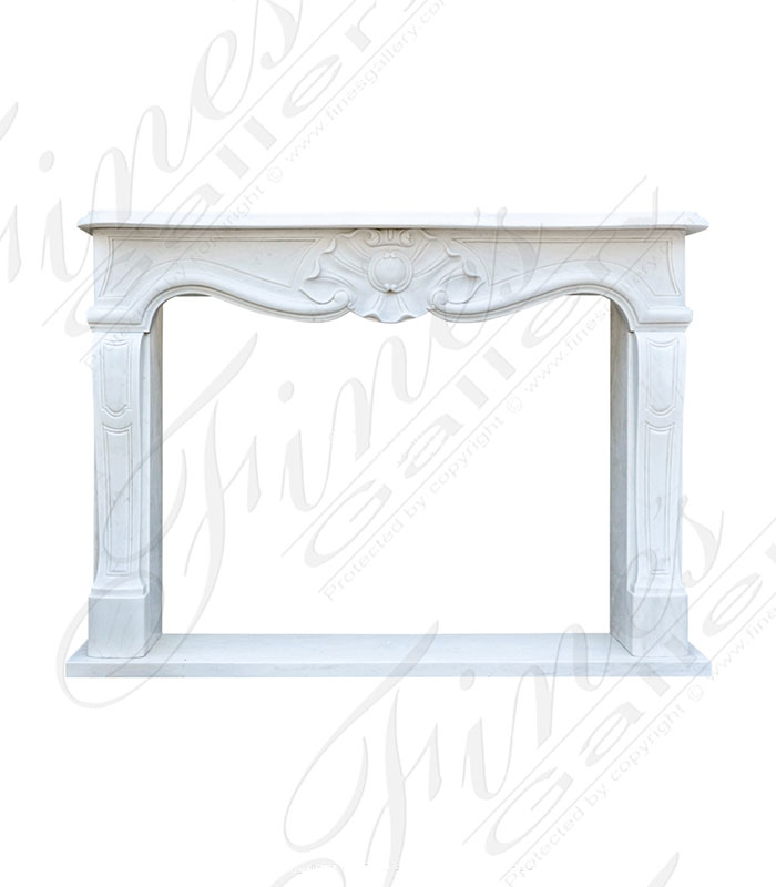 Simple French Marble Mantel