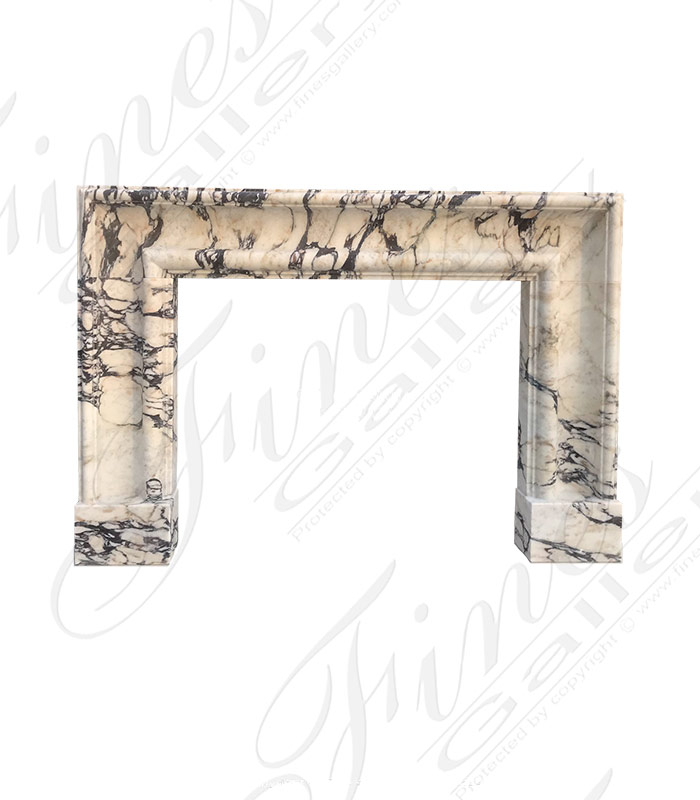 Search Result For Marble Fireplaces  - Stunning Bolection Surround In Breccia Viola - MFP-2275