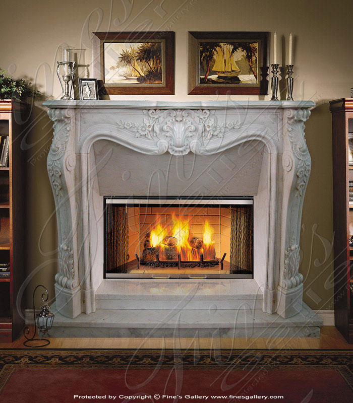 Marble Fireplaces  - Mantel Fireplace - MFP-241