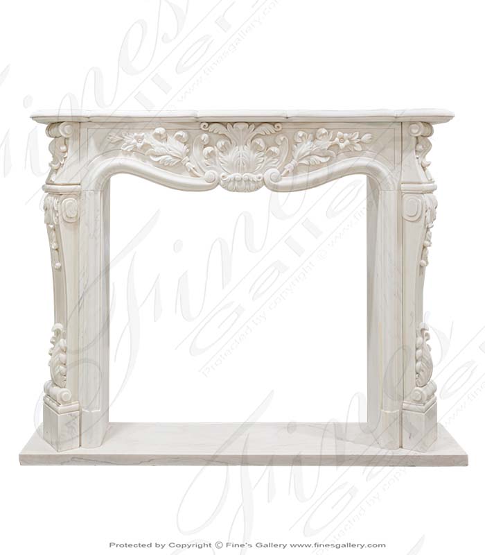 Lovely French Style Marble Mantelpiece 