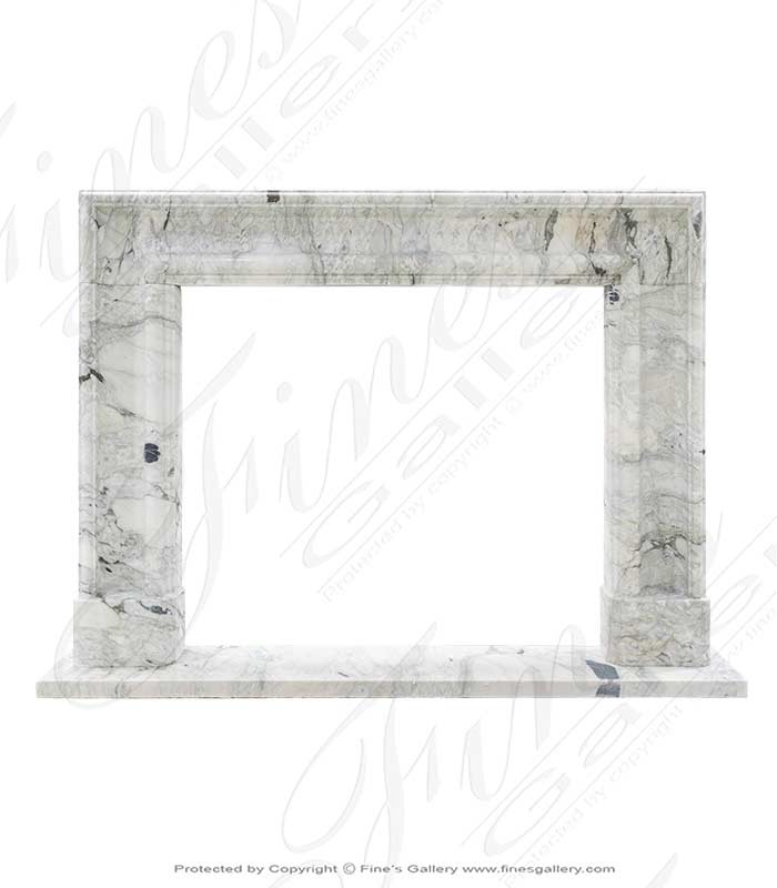 Search Result For Marble Fireplaces  - Verde Arabascato Bolection Surround - MFP-2479