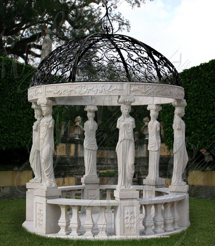 Marble Gazebos  - Ancient Greece Gazebo - MGZ-253