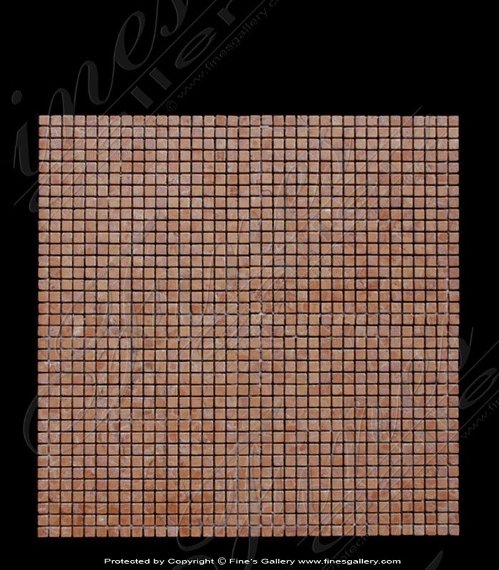 Marble Mosiacs  - Mini Red Marble Mosaic - MMT-020