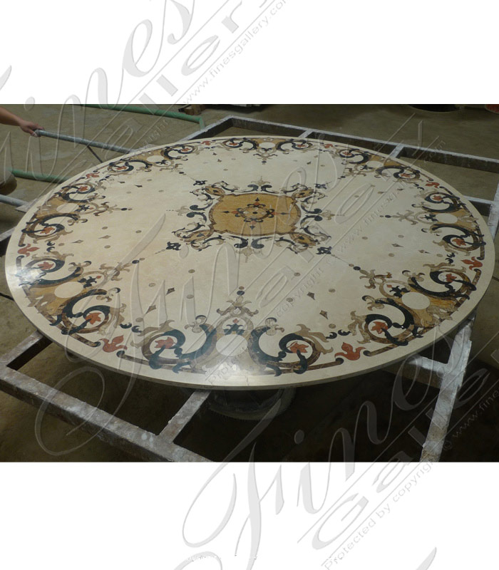 Marble Mosiacs  - Marble Medallion - MMT-070