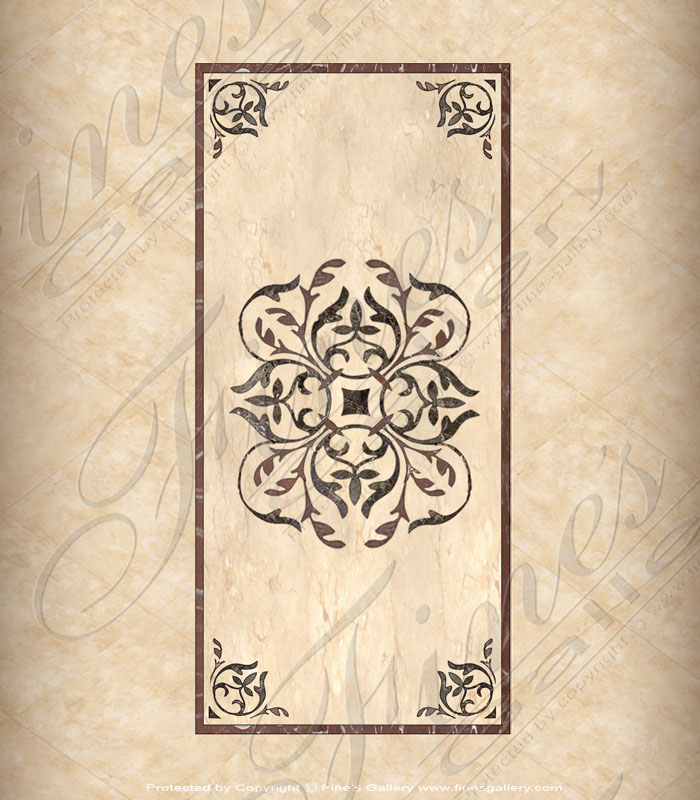 Marble Mosiacs  - Ornate Luxury Marble Mosaic - MMT-156