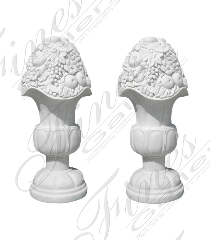 Marble Planters  - Roman Tuscan Marble Planters - MP-101