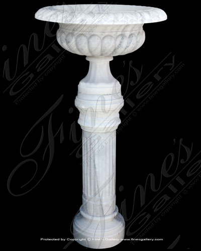 Marble Planters  - Round Marble Planter - MP-265