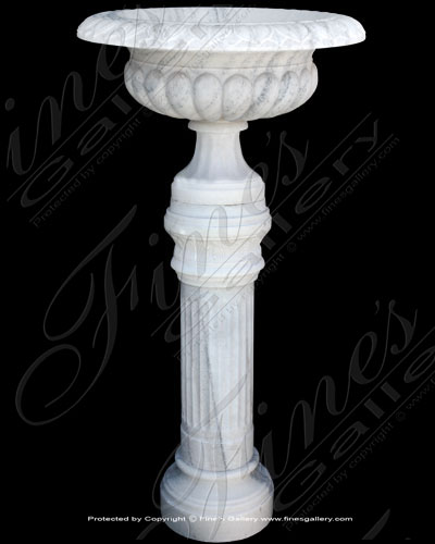 Search Result For Marble Planters  - Large Bowl Marble Planter - MP-229