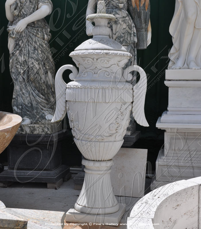 Search Result For Marble Planters  - Ornate Green Marble Planter - MP-124