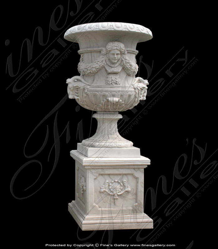 Search Result For Marble Planters  - White Marble Planter - MP-165