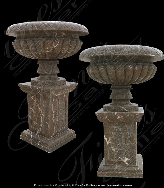 Marble Planters  - Large Bowl Marble Planter - MP-229