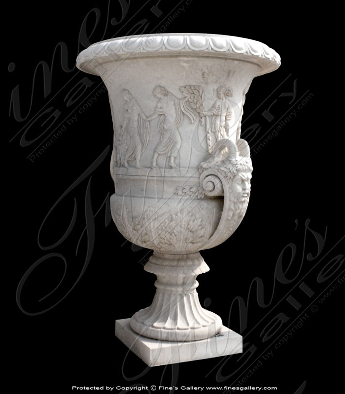 Search Result For Marble Planters  - Grecian Marble Planter - MP-238