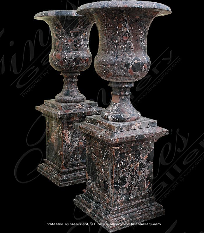 Search Result For Marble Planters  - Granite Planter Pair - MP-410