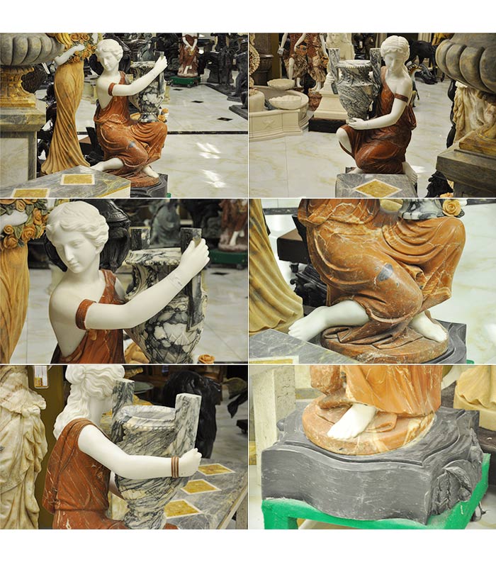 Marble Planters  - Roman Beauties Planter Set - MP-261