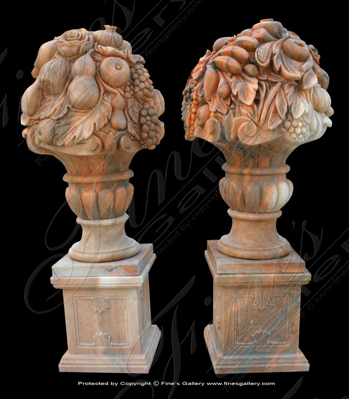 Marble Planters  - Rosetta Marble Fruit Planter - MP-322