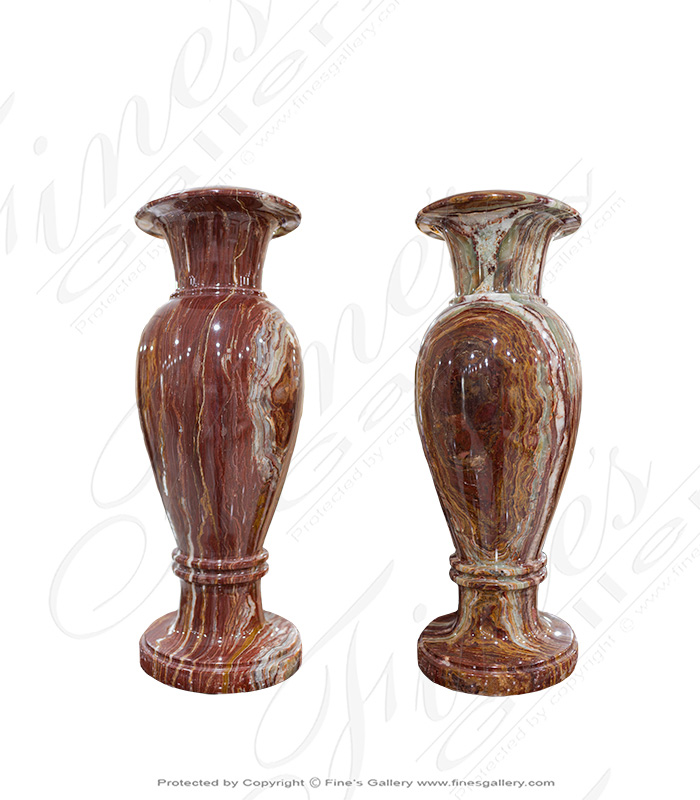 Marble Planters  - Cream Marble Vase - MP-425
