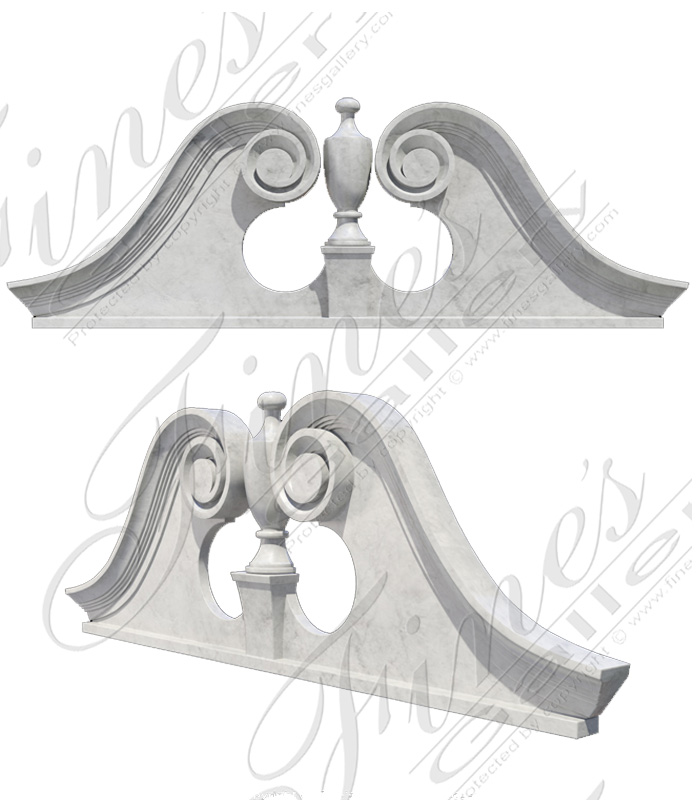 Marble Pediments  - Marble Pediment - MPED-001