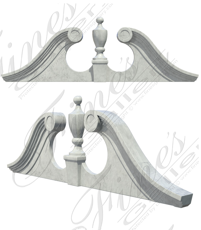 Marble Pediments  - Marble Pediment - MPED-004