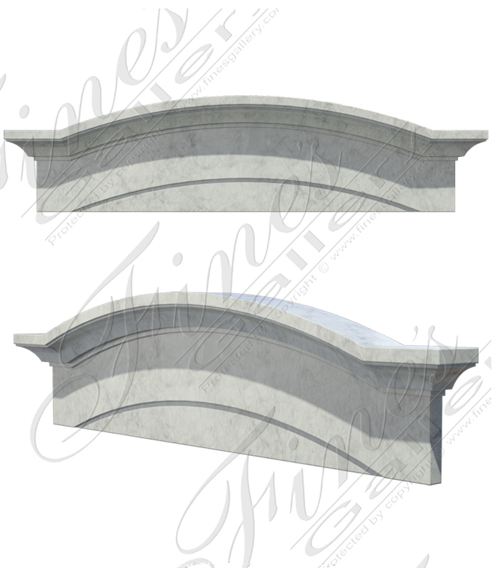 Marble Pediments  - Marble Pediment - MPED-005