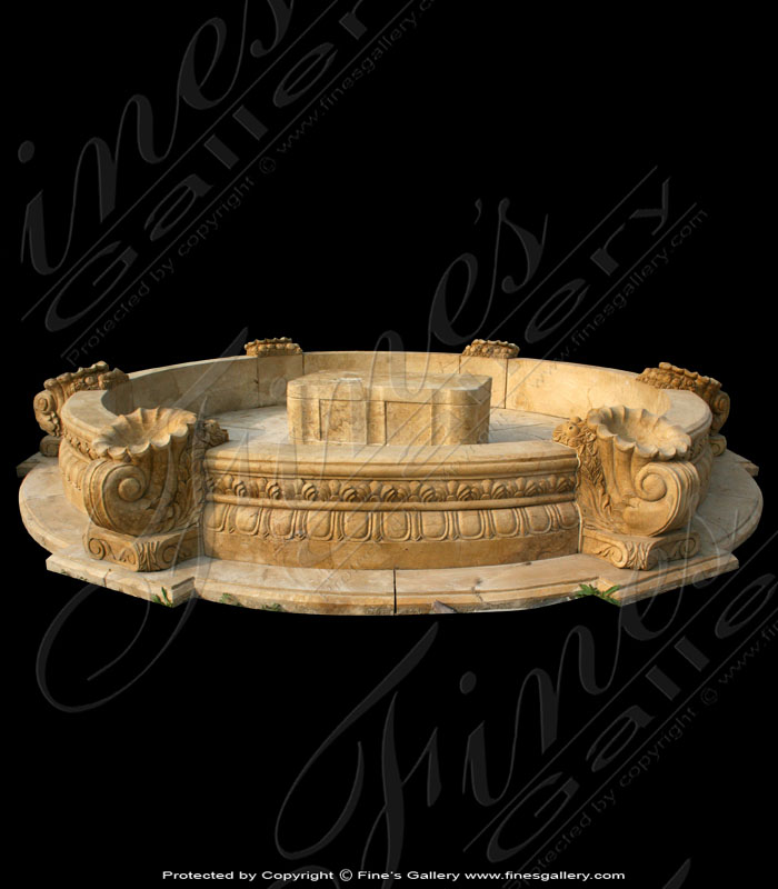 Marble Fountains  - Cornucopia Garden Pool - MPL-198