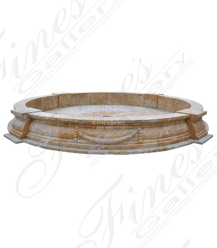 Search Result For Marble Fountains  - Grand Granite Pool Basin - MPL-257