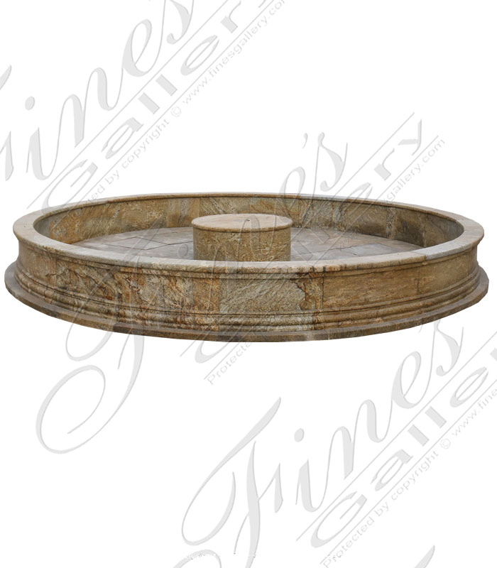 Marble Fountains  - Earth Toned Granite Pool Surro - MPL-279