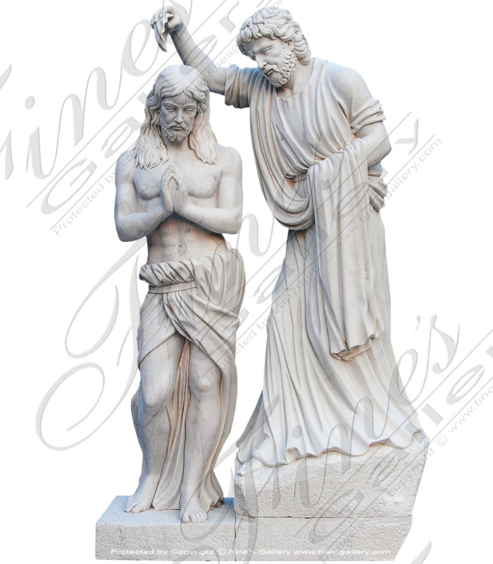 Marble Statues  - White Marble Jesus Christ Statue - MS-923