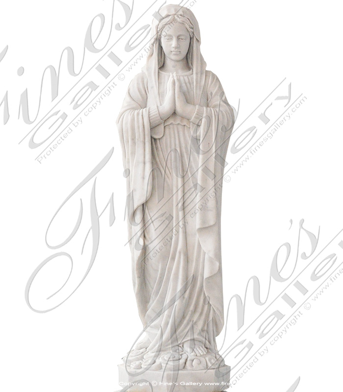 Marble Statues  - Marble Immaculate Conception Statue - MS-995
