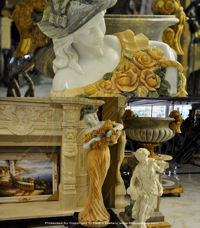 Search Result For Marble Statues  - Flower Blossom Beauty - MS-446