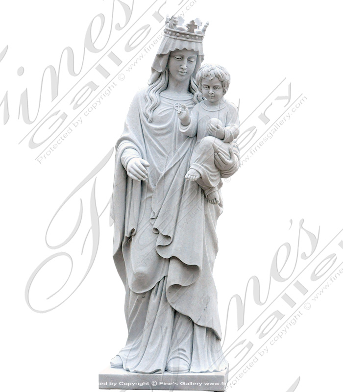 Search Result For Marble Statues  - Our Lady Of Victory Marble Sta - MS-1187