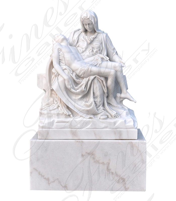 Search Result For Marble Statues  - Marble Pieta Statue - MS-1204