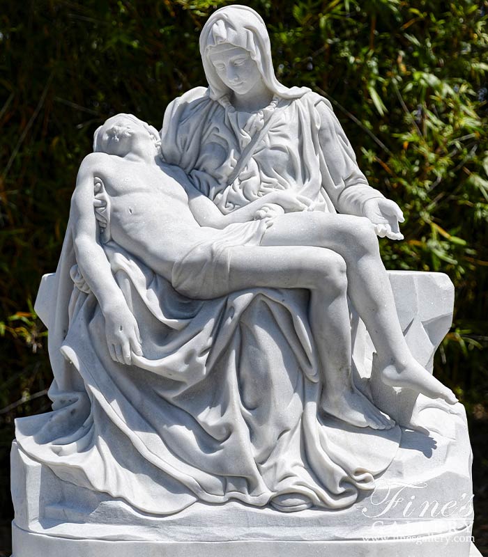 Marble Statues  - Marble Pieta Statue - MS-1204