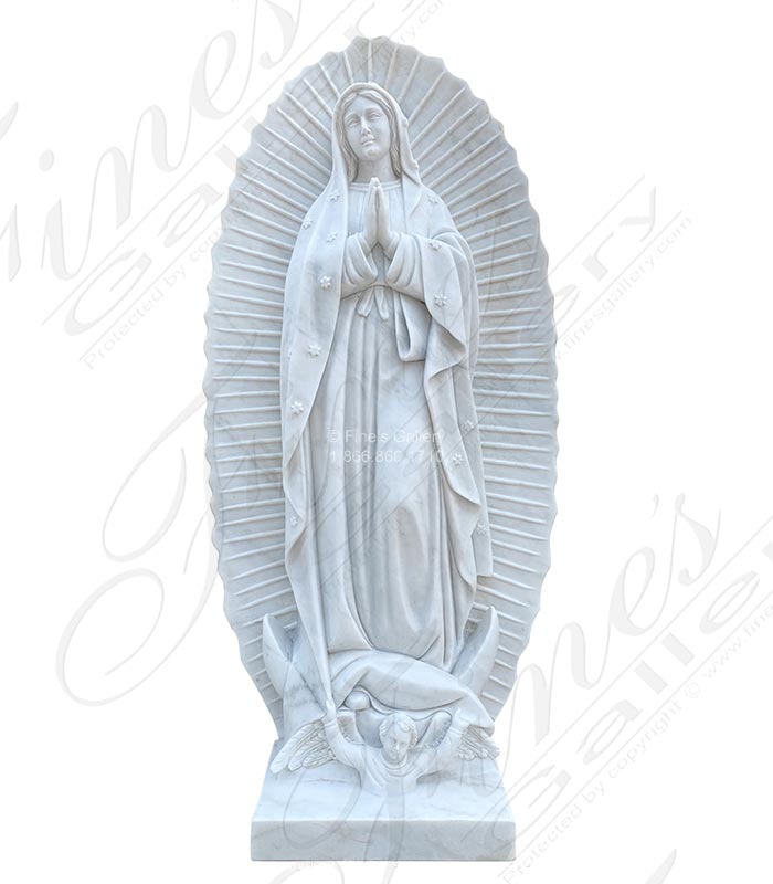 Search Result For Marble Statues  - Marble Our Lady Of Lourdes Statue - MS-1004