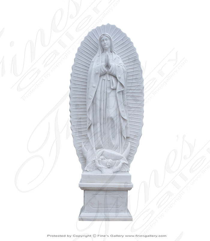 Marble Statues  - Marble Immaculate Conception Statue - MS-995