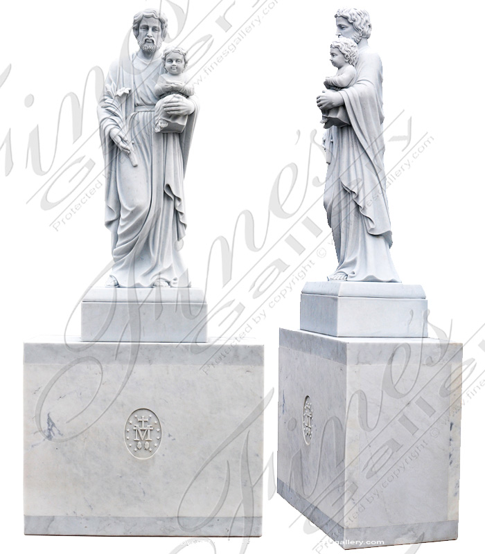 Search Result For Marble Statues  - Marble Mary And Jesus Statue - MS-1078
